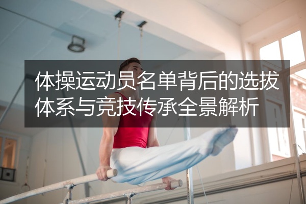体操运动员名单背后的选拔体系与竞技传承全景解析