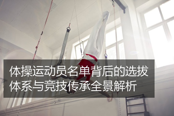 体操运动员名单背后的选拔体系与竞技传承全景解析